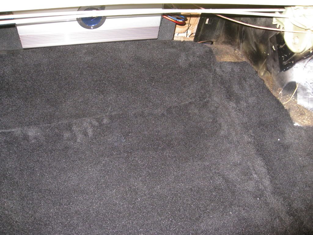 Started installing the trunk carpet... pics Vintage Mustang Forums